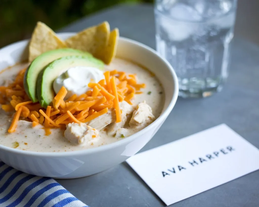 Creamy Crockpot White Chicken Chili Recipe