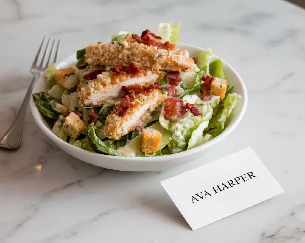 Crispy Chicken Caesar Salad Recipe