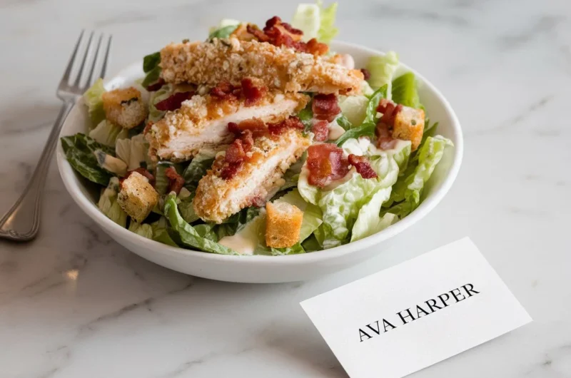 Crispy Chicken Caesar Salad Recipe: A Crunchy Twist!