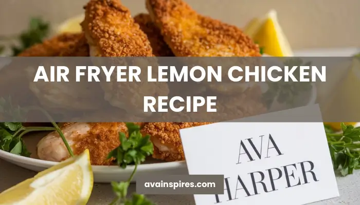 air fryer lemon chicken recipe