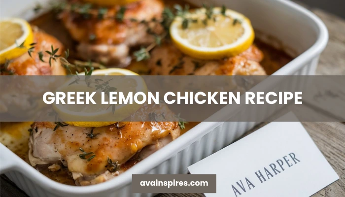 greek lemon chicken recipe