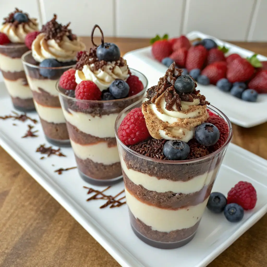 Chocolate Cheesecake Parfait Cups