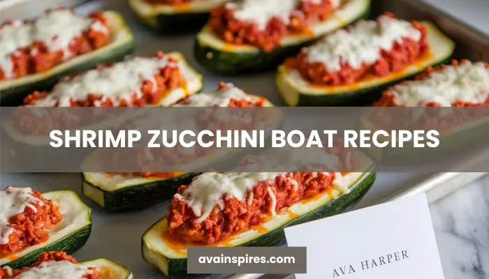 shrimp zucchini boat recipes