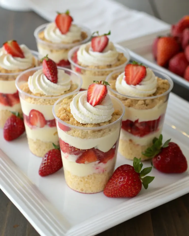 Strawberry Shortcake Parfait Cups Recipe