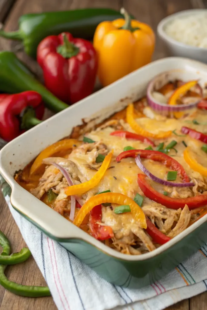 Chicken Fajita Casserole