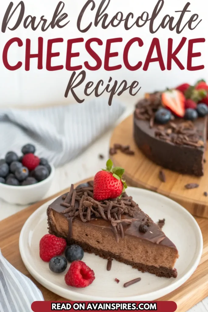 Chocolate Cheesecake Recipe