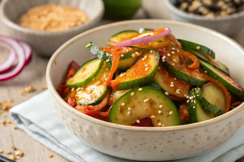 Gochujang Cucumber Recipe: The Ultimate Korean Salad Hack!