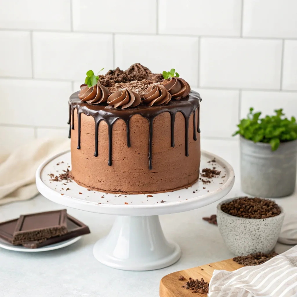 Italian-chocolate-walnut-cake