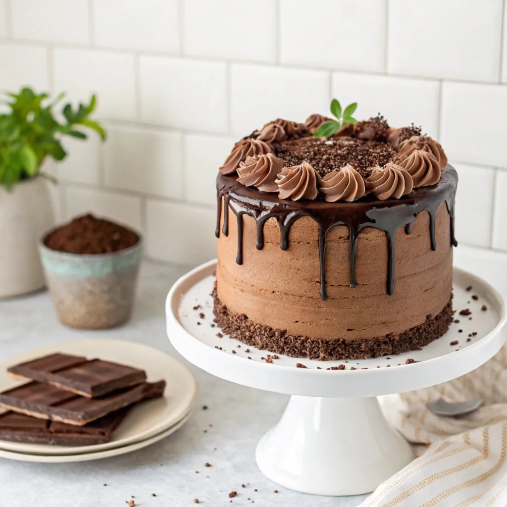 Italian-chocolate-walnut-cake