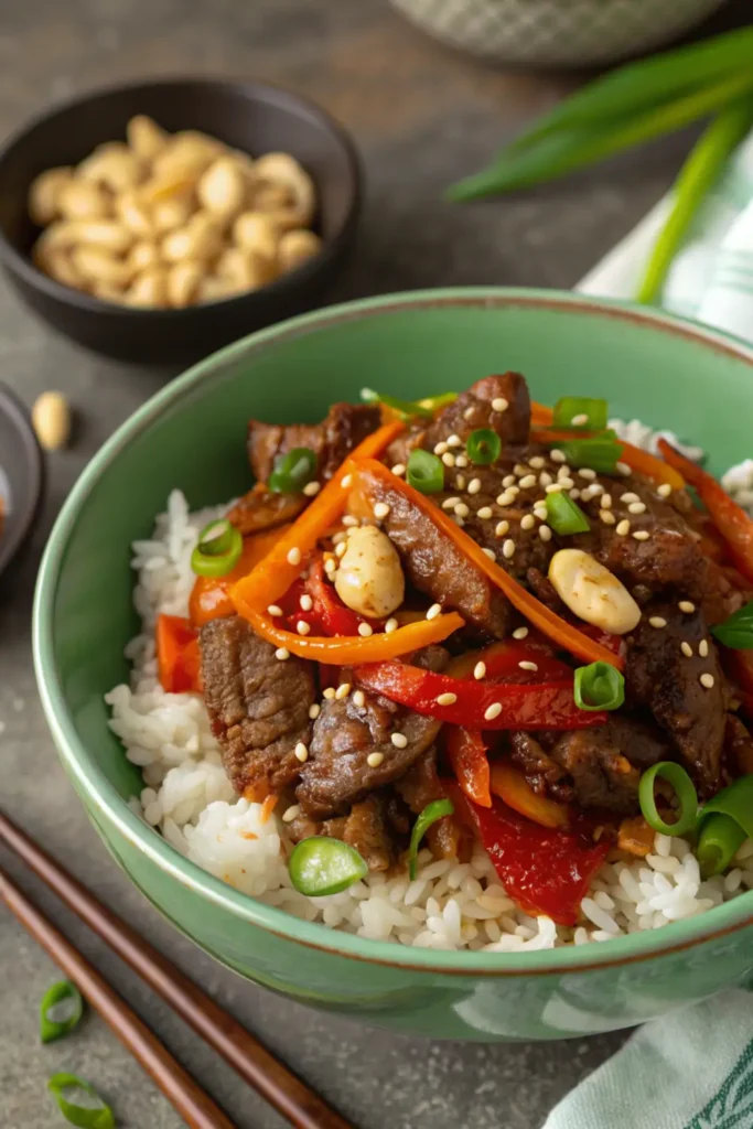 Korean Gochujang Beef Bowl