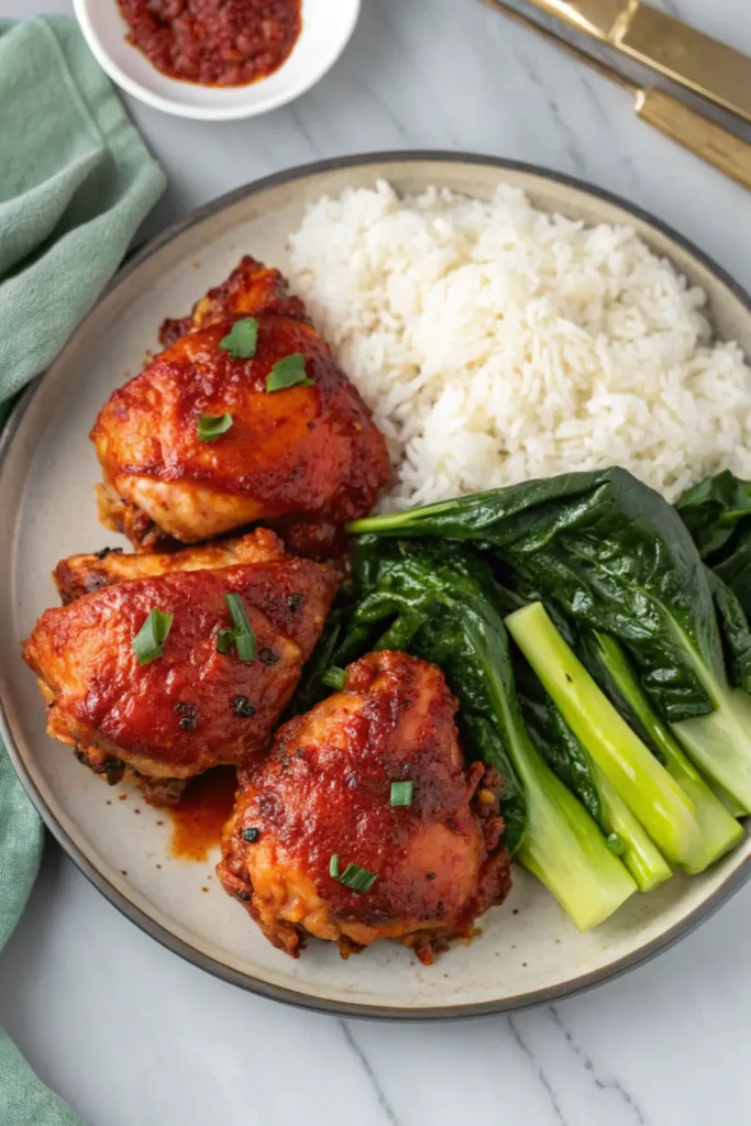 Korean Gochujang Chicken Thighs Recipe 1