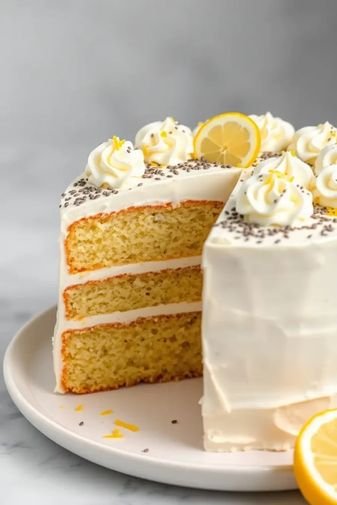 Lemon Poppy Seed Cake