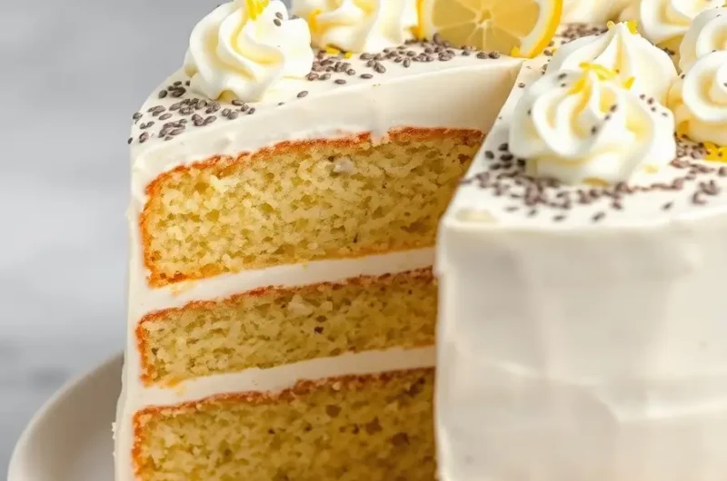 Lemon PoppySeed Cake Recipe