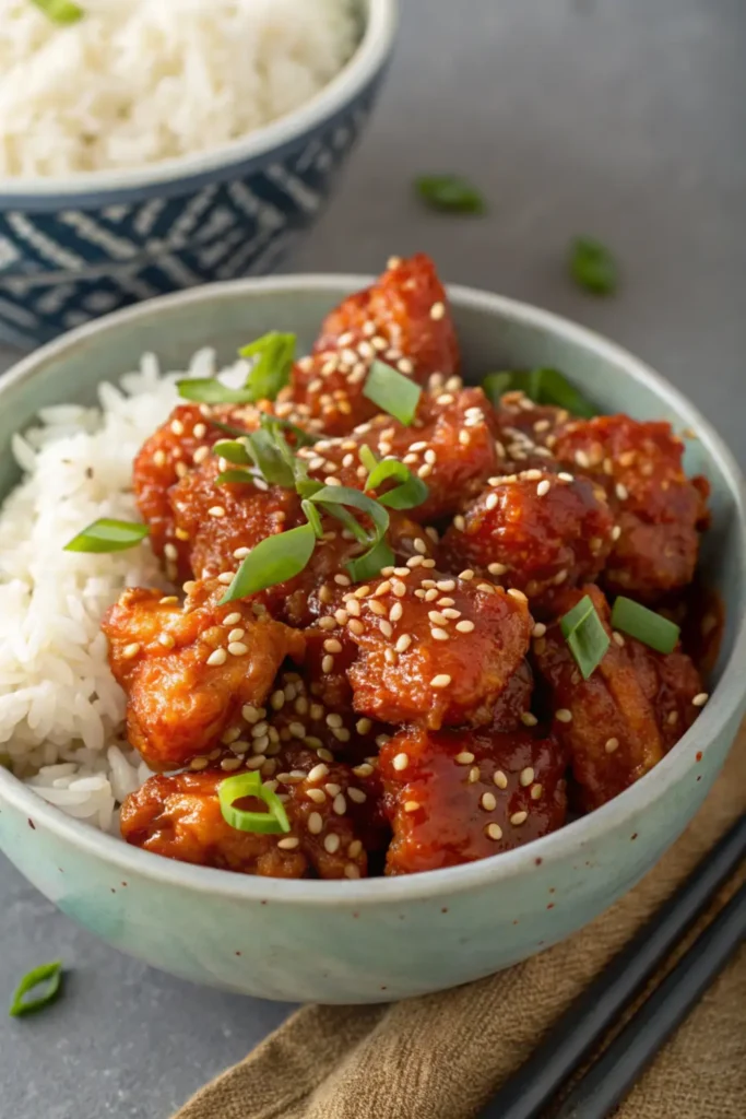 Sweet Chili Chicken and Rice