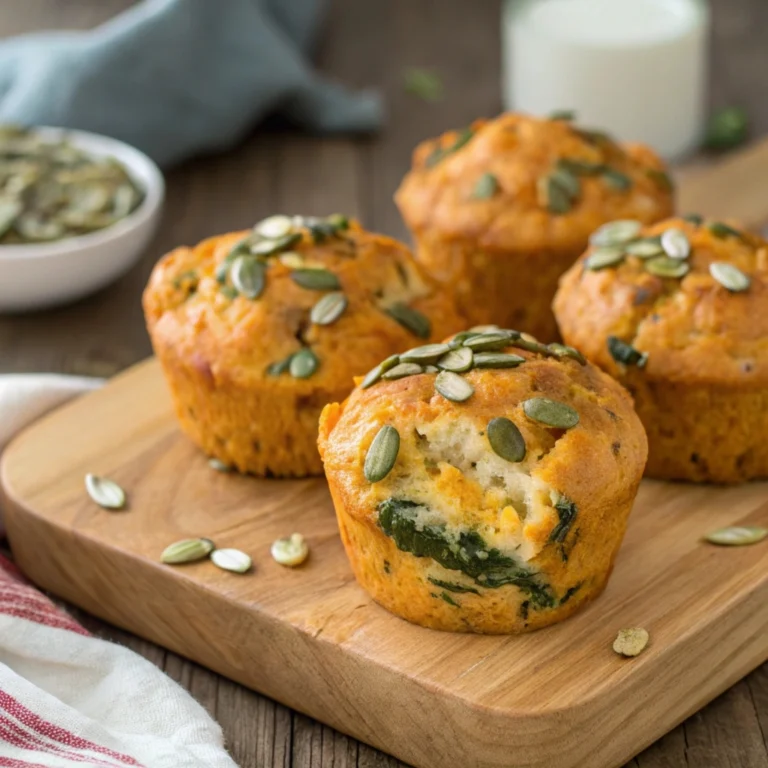 butternut squash spinach and feta muffins recipe