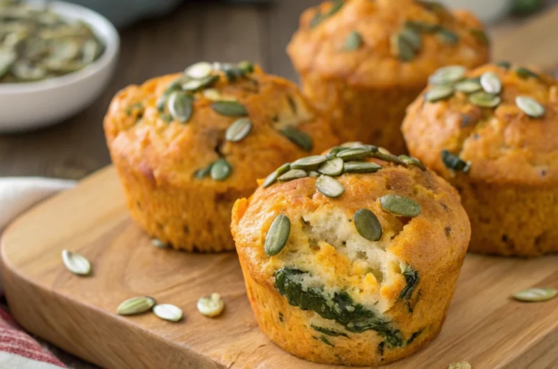 Butternut Squash Spinach and Feta Muffins Recipe You’ll Love!