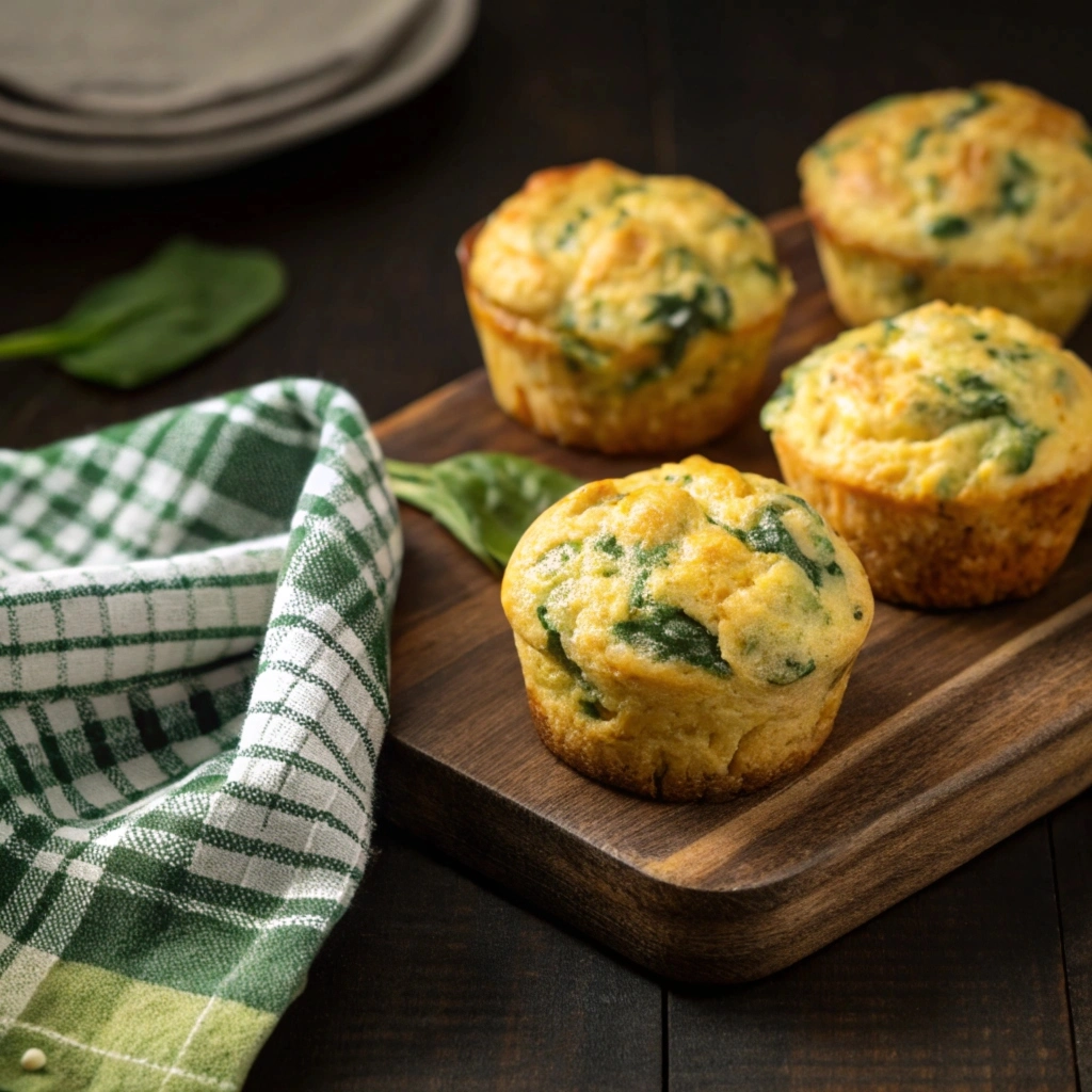 spinach cheese egg muffins recipe