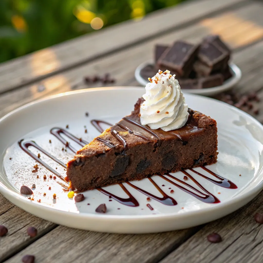 Italian chocolate and ricotta cake