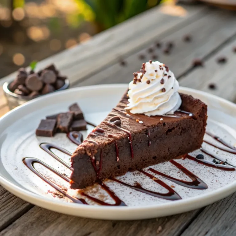 Italian chocolate and ricotta cake