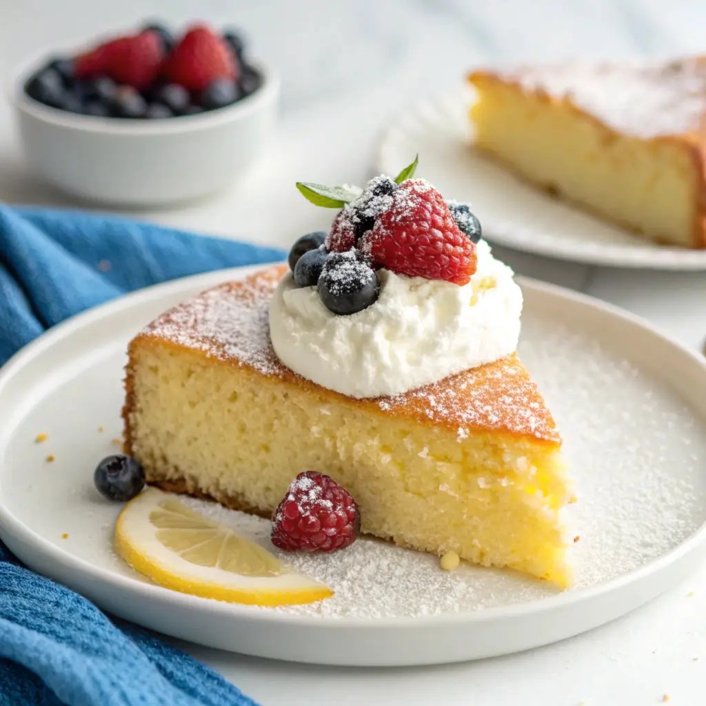 Italian Style Lemon Ricotta Cake 1