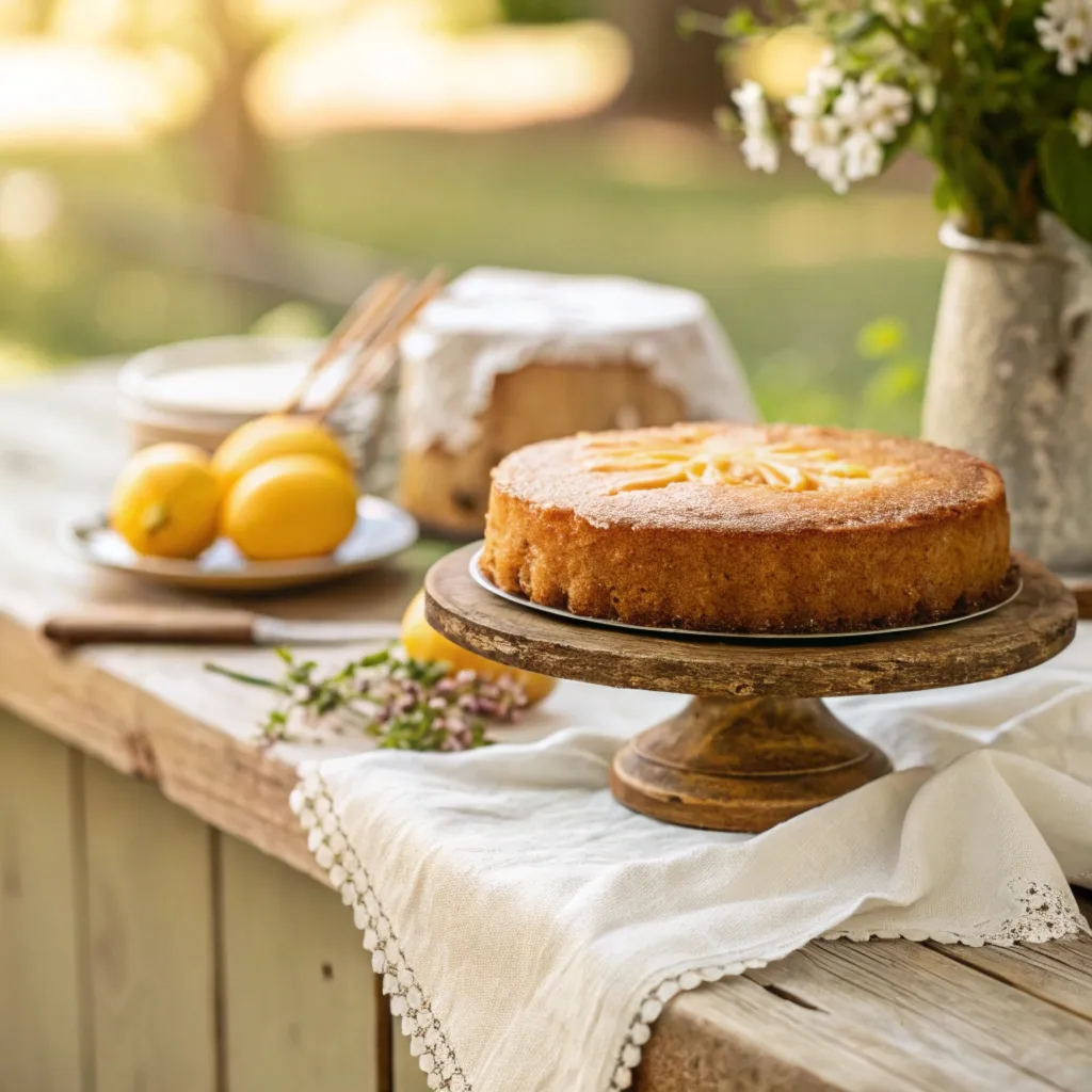 italian lemon olive oil cake