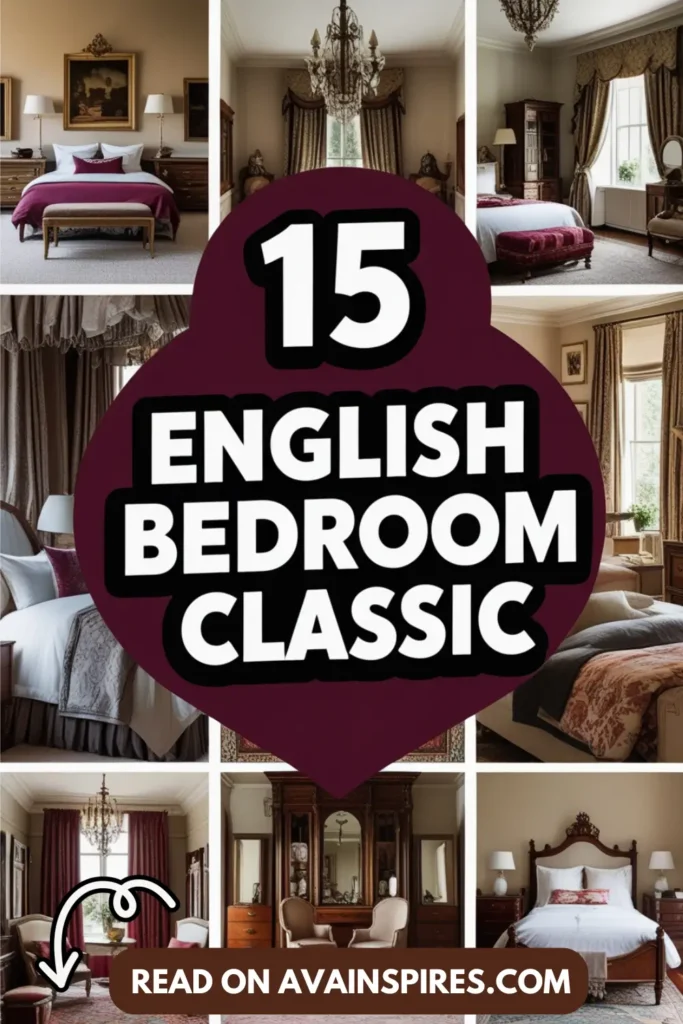 15 english bedroom classic