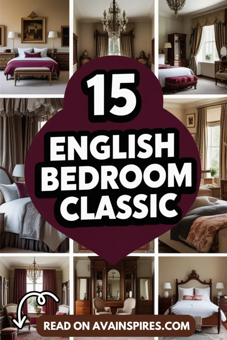 15 English Bedroom Classics: Timeless British Elegance