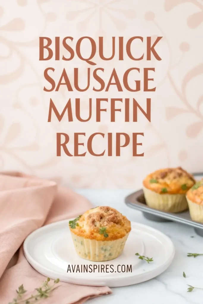 Bisquick sausage muffins