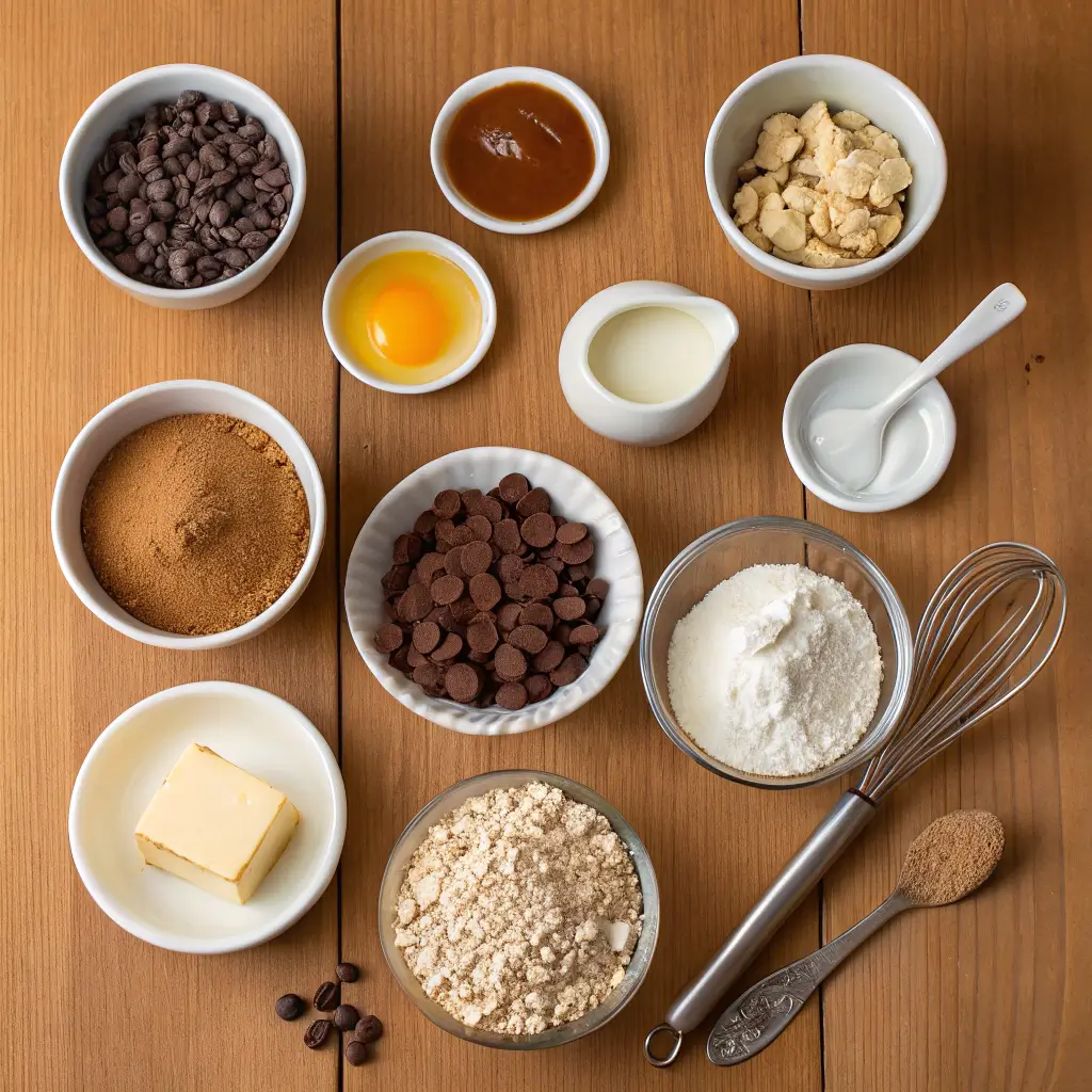 Ingredients For Chocolate Peanut Butter Muffins