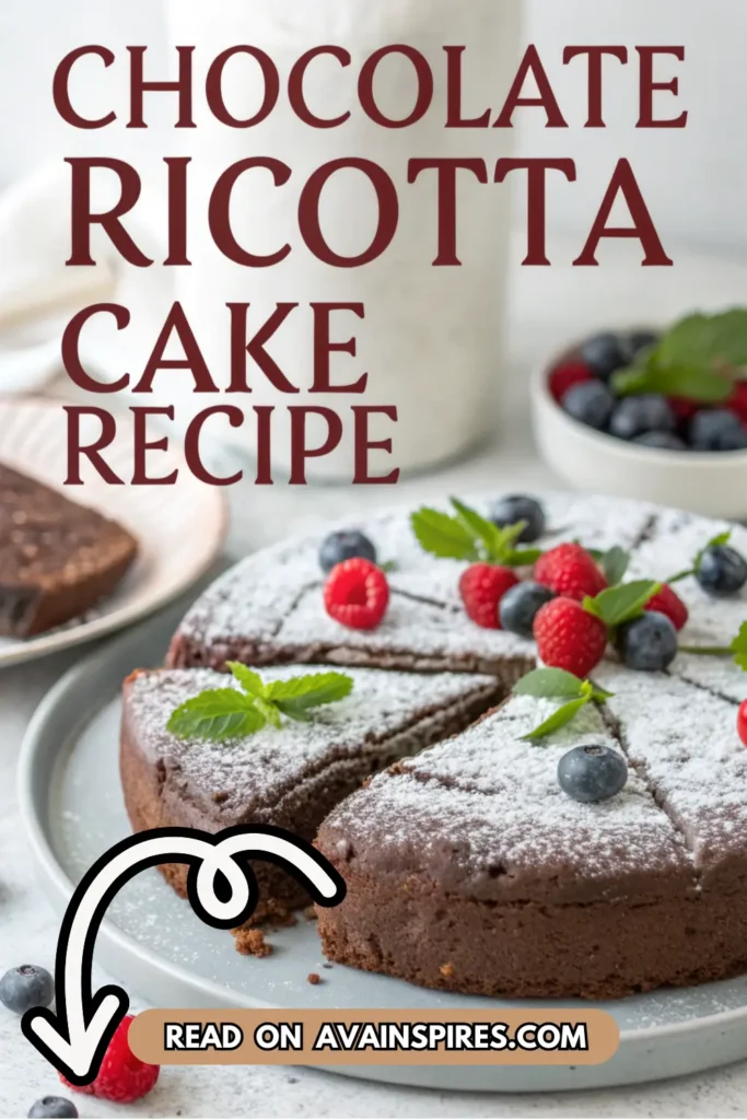 Chocolate Ricotta Cake Recipe