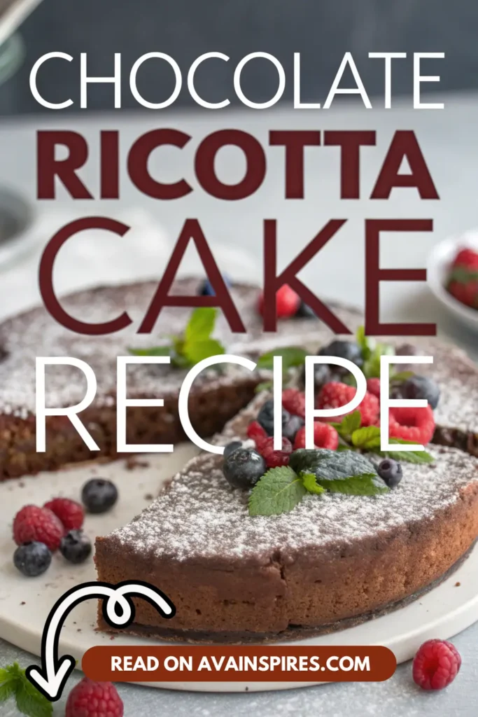 Chocolate Ricotta Cake