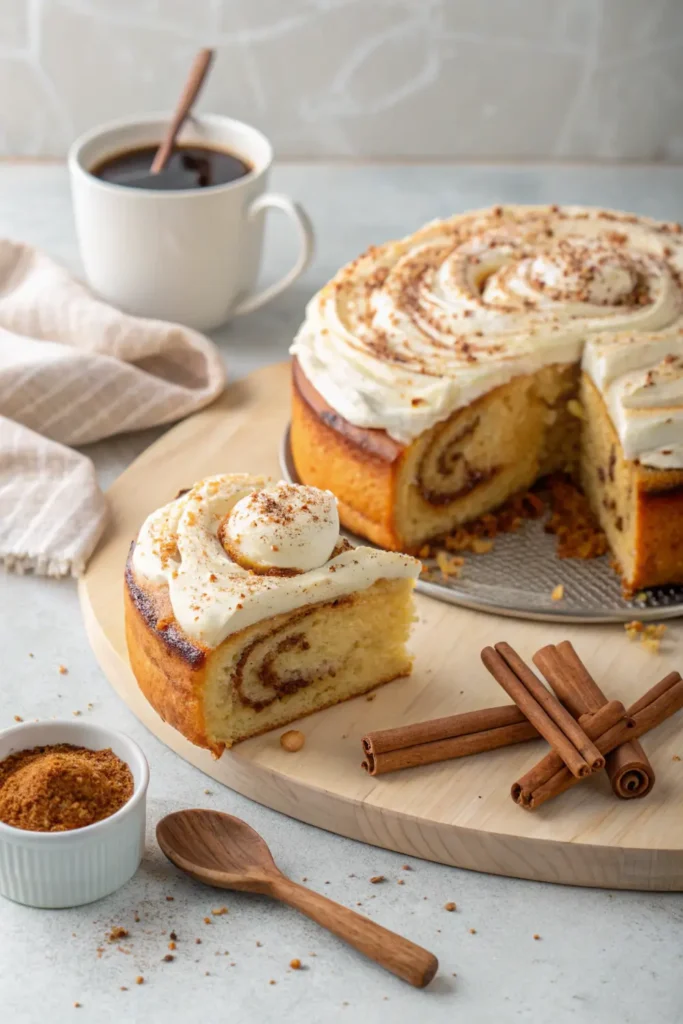 Cinnabon Cinnamon Roll Cake (6)