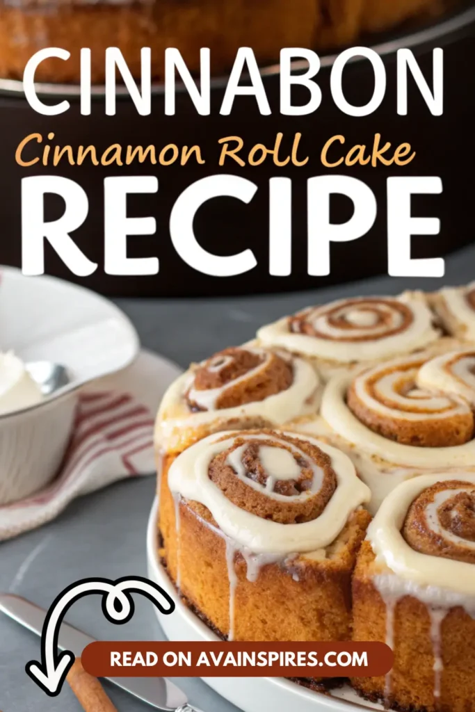 Cinnabon Cinnamon Roll Cake Recipe