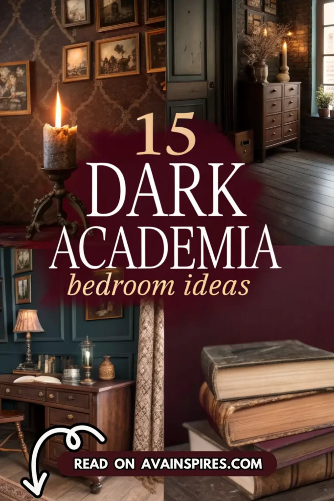 Dark Academia Bedroom Ideas