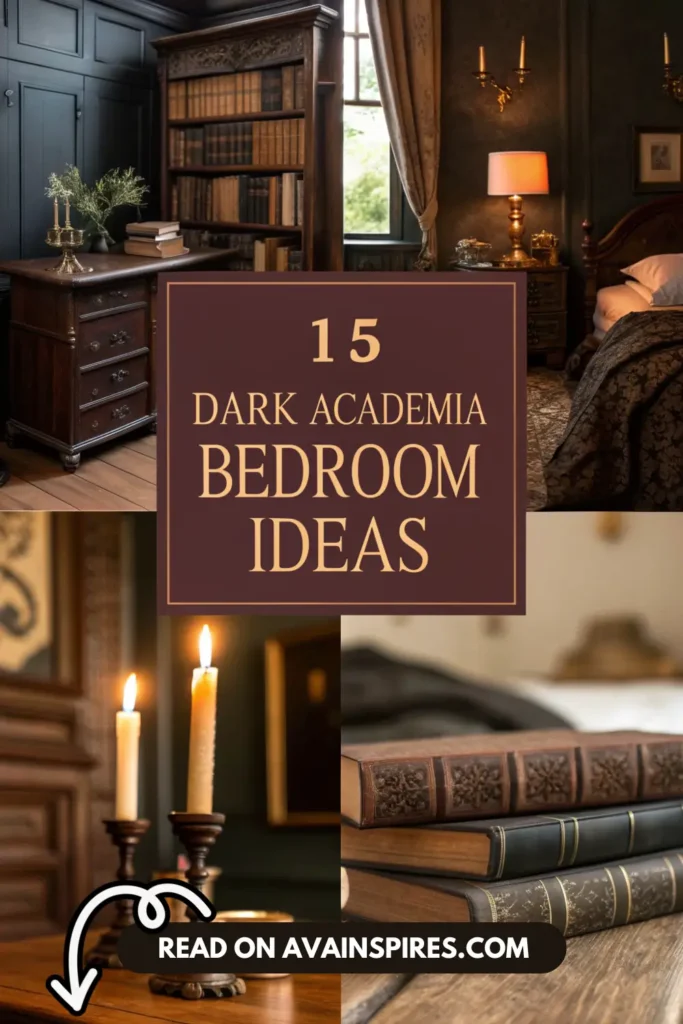 Dark Academia Bedroom Ideas