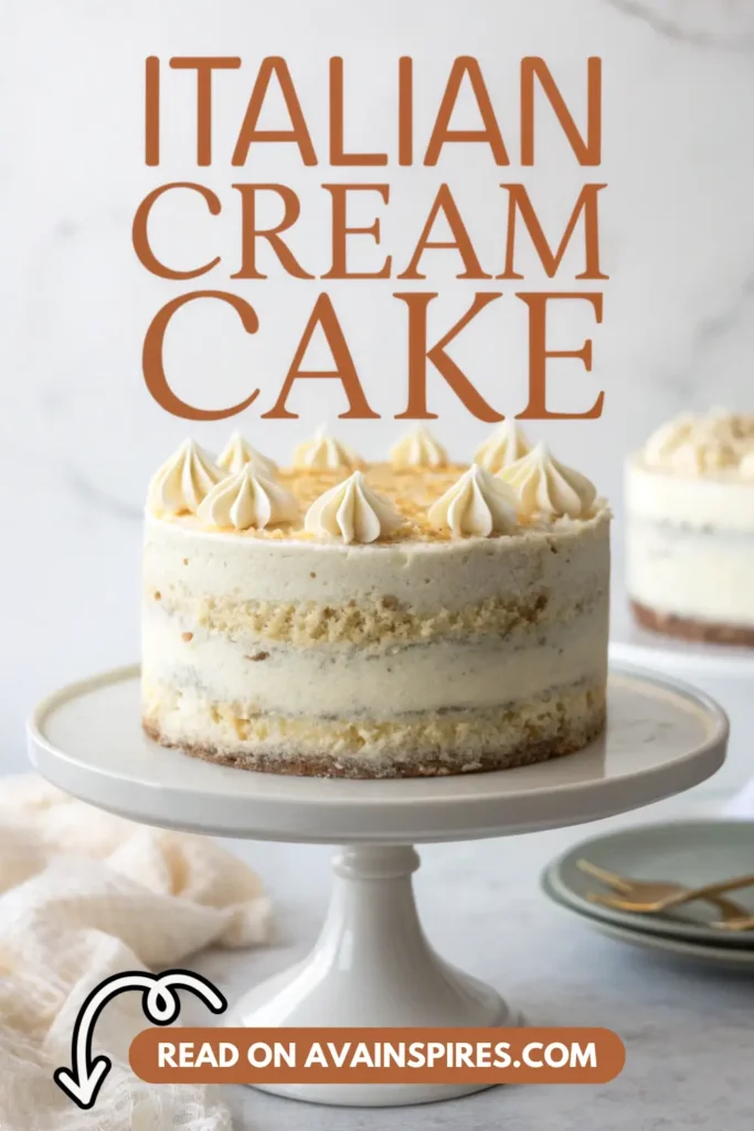 Italian Cream Cake Recipe (1)