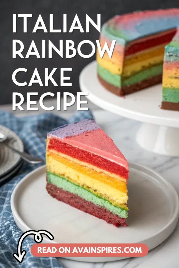 Italian Rainbow Cake