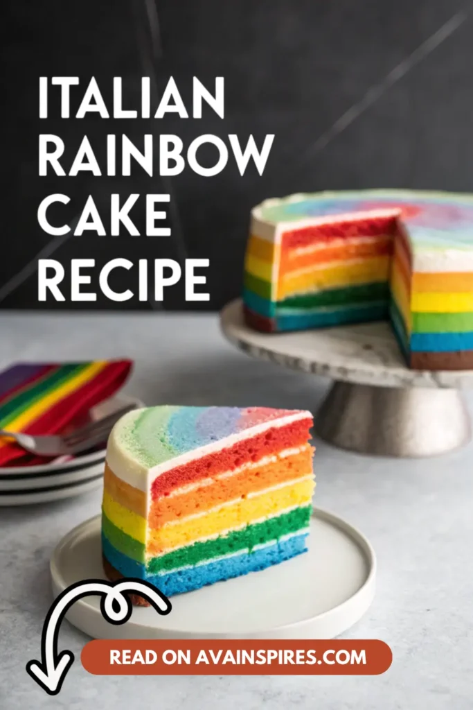 Italian Rainbow Cake