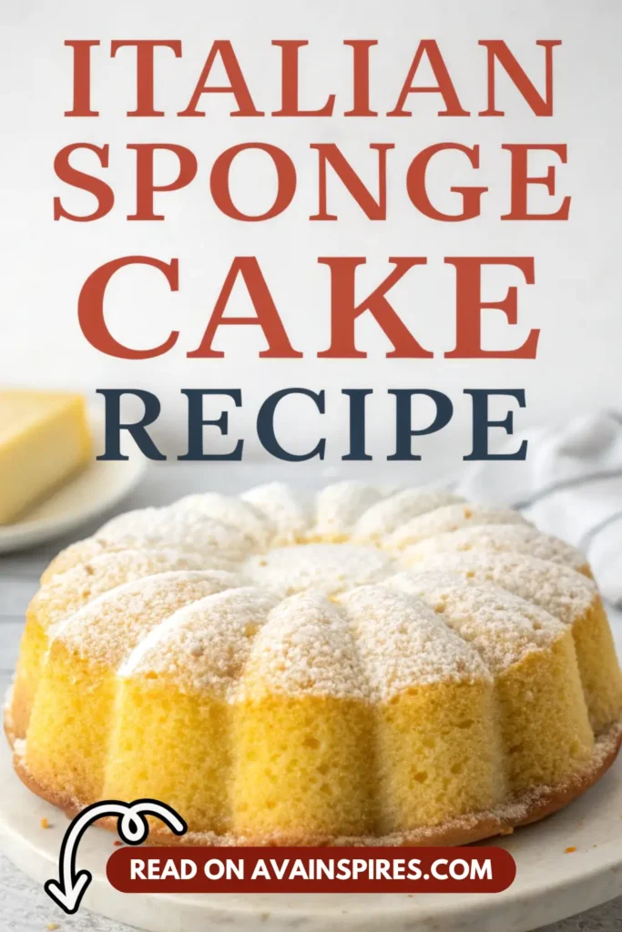 Italian Sponge Cake Recipe