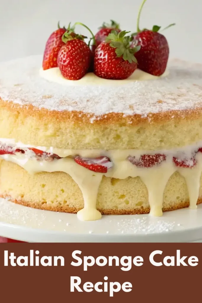 Italian Sponge Cake Recipe