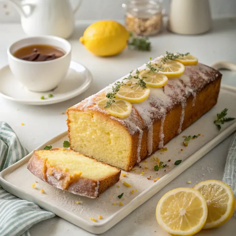 Lemon Ricotta Pound Cake