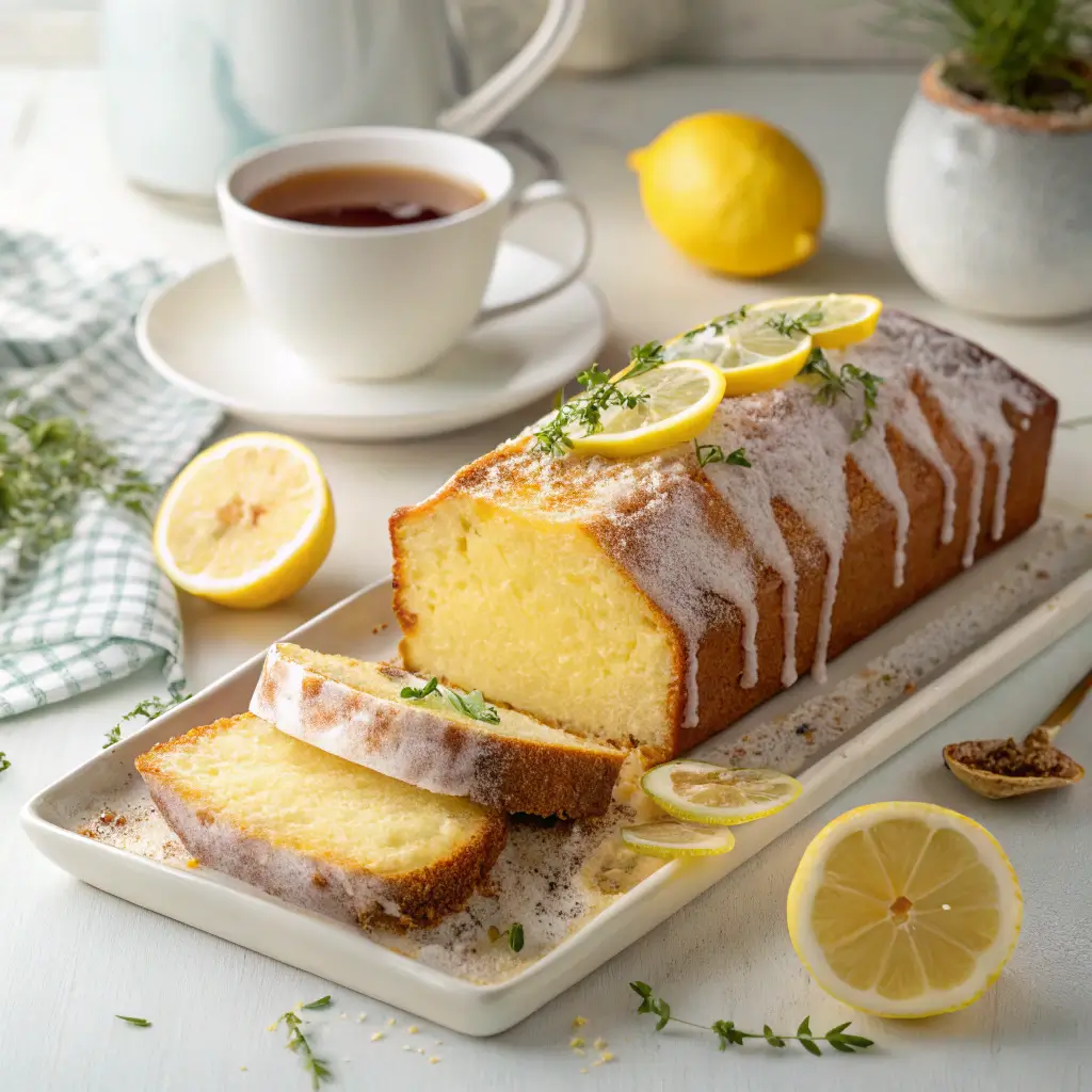 Lemon Ricotta Pound Cake