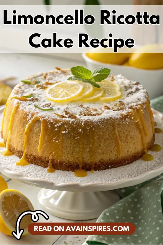 Limoncello Ricotta Cake