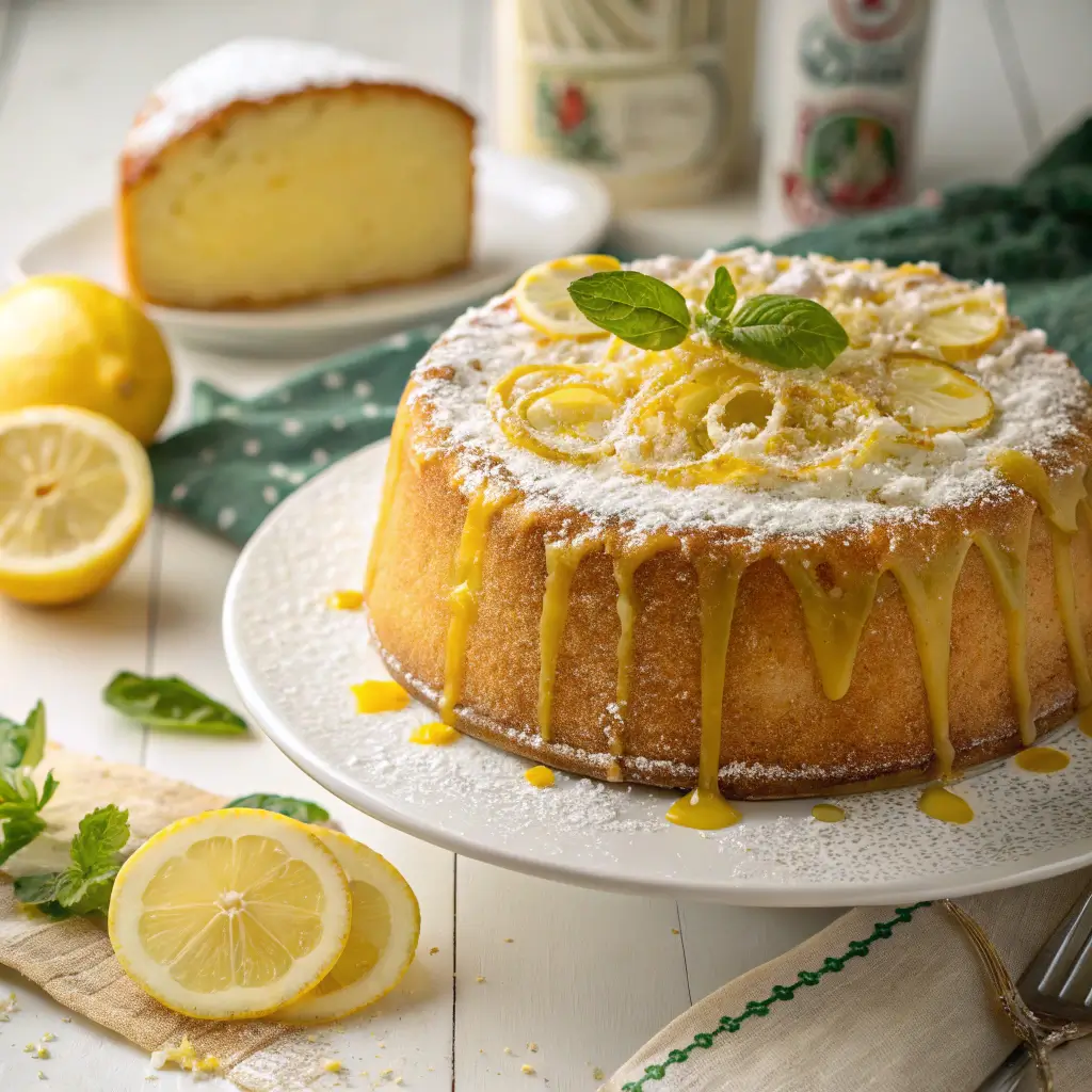 Limoncello Ricotta Cake