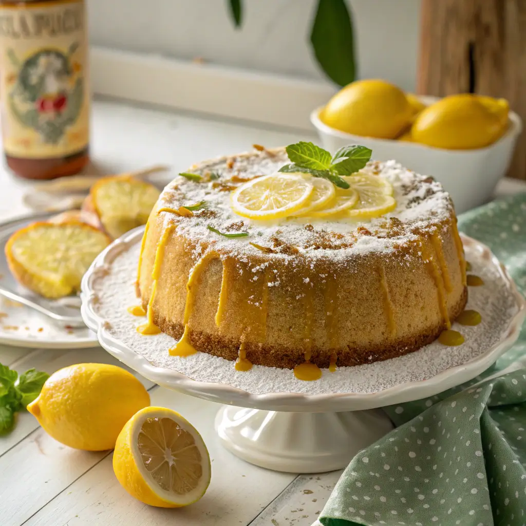 Limoncello Ricotta Cake