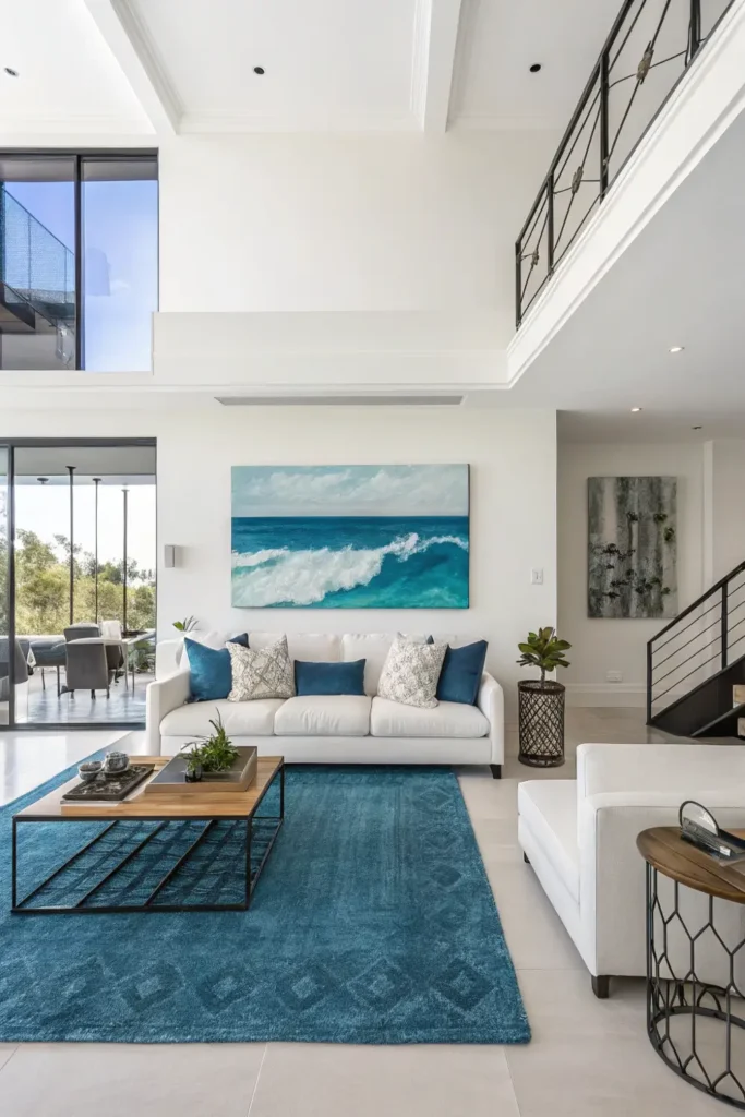 Modern Coastal Living Room (10)