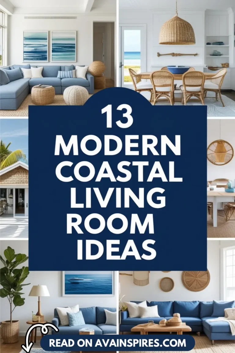 13+ Modern Coastal Living Room Ideas for a Beachy Vibe