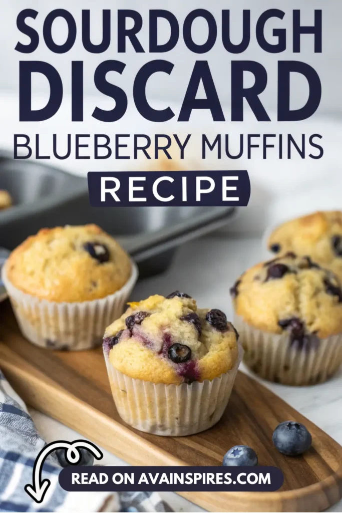 Sourdough Discard Blueberry Muffins (1)