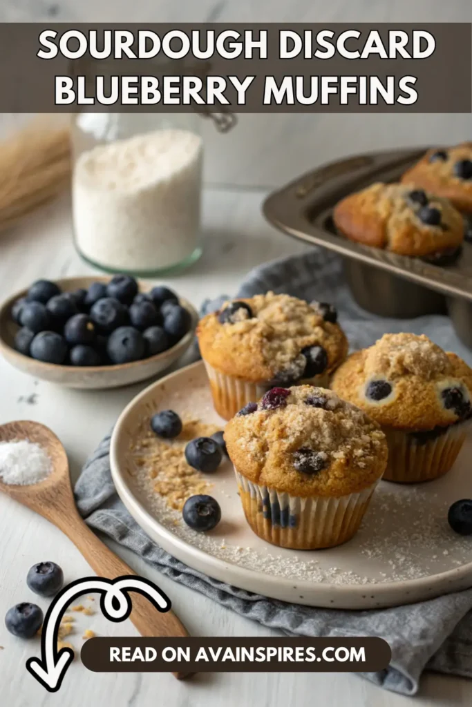 Sourdough Discard Blueberry Muffins (2)