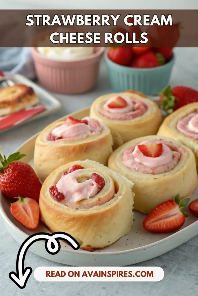 Strawberry Cream Cheese Rolls (2)